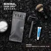 Escovas de dente descartáveis personalizadas de fábrica para pousadas e hotéis, kit de higiene pessoal com cerdas macias, chinelos pretos de alta qualidade com logotipo