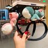 Mori Esquilo Fofo Aro para Lavar Cabelo Coração de Menina Pelúcia Desenho Animado Grampo de Cabelo Super Fada Aro de Pressão para Cabelo Acessórios de Cabeça Japoneses e Coreanos