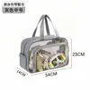 Bolsa de Cosméticos de Viagem com Separação Seco e Úmido Bolsa de Higiene Pessoal Esportiva para Natação com Compartimento para Sapatos Bolsa de Viagem Impermeável Portátil Bolsa de Cosméticos de PU