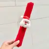 Anel de Pressão de Natal Pulseira Infantil de Natal Pingente Anel de Pressão de Pelúcia Acessórios do Papai Noel