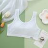 Sutiã fino de verão para meninas, roupa íntima para estudantes do ensino fundamental, colete pequeno de desenvolvimento infantil, respirável e confortável