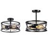 Lámpara de techo de hierro estilo industrial retro americano comercio electrónico transfronterizo Amazon comercio exterior fácil en stock lámparas para estudio sala de estar