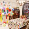 Mantel Desechable Rectangular Ambiente de Cumpleaños Fiesta Estilo Ins Plástico Infantil Hogar Picnic Accesorios para Fotos