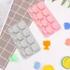 Molde de Gesso de Gatinho Cartoon Fofo de 8 Peças Boneca Coolomi Cristal Epóxi Artesanal DIY Molde de Epóxi