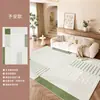 Alfombra para Uso Doméstico, Alfombra para Sala de Estar, Sofá, Mesa de Café, Estilo Lujo Ligero Italiano, Impermeable, Resistente a Manchas, Fácil de Cuidar, Modelo Nuevo, Cubierta Completa para Piso