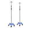 Suporte móvel para infusão tipo piso base de disco de ferro fundido suporte para gotejamento suporte para garrafa pendurada haste de infusão em estoque fornecimento