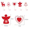 Decoraciones Navideñas para Fiesta de Lanzamiento de Nuevos Productos Transfronterizos Banderín Navideño Decoraciones Colgantes Espirales Navideñas