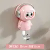 Gancho Cambia-Cara Adhesivo Fuerte de Moda Sin Taladro para Entrada, Gancho Pegajoso Rosa de Dibujos Animados Lindo Creativo para Niña, Directo del Fabricante