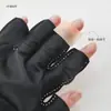 Luvas Descartáveis para Manicure Meio Dedo Anti-UV Anti-Luz Luvas Sem Dedos para Lâmpada de Manicure Fita Fixa