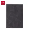 Cuaderno Deli Bp25 Bp26 Bloc de Notas Piel de Oveja 16K25K Piel Suave Libro de Registro para Reuniones de Negocios Cuaderno con Cubierta de Cuero