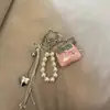 Doce Divertido Desenho Animado Hello Kitty Bolsa Pingente de Celular Cabide de Bolsa Acessórios Porta-Moedas Pingente de Chaveiro Corrente Decorativa