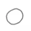 Pulseira Elástica de Zircônia Pérola Shijia para Mulheres, Pulseira Simples de Cubo de Açúcar de Alta Qualidade, Joias Elegantes de Luxo Leve, Atacado