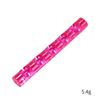Mini Porta Caneta de Tiras de Nail Art Portátil Estilo Japonês Cristal Transparente 5 Compartimentos Seleção Multicolorida Estilo Japonês