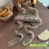 Gorro de tricô para outono e inverno, estilo gato, com abas para as orelhas, forro de pelúcia, espessado para aquecimento, design fofo de desenho animado, faz o rosto parecer menor