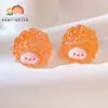 Acessórios 3D de Desenho Animado para DIY, Ovelhinhas Coloridas Galvanizadas, Figurinhas Luminosas, Pequenos Enfeites Atacado, Figurinhas de Resina Luminosas
