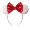 Acessórios de cabelo do Mickey transfronteiriços bordado lantejoulas laço faixa de cabeça de festa faixa de cabeça de parque de diversões férias acessórios de cabelo infantis pronta entrega