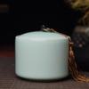Tarro de Té Celadón Tarro Sellado Tarro de Té de Cerámica de Alta Calidad Tarro Vacío Tarro para Té Negro Té Verde Tarro Vacío Almacenamiento Tarro para Té