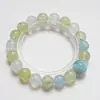 Pulseira de Cristal Pedra de Uva Natural Envelhecida Solo para Mulheres, Pulseira de Água-Marinha Fashion e Versátil Atacado