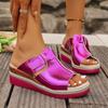 Sandalias de Velcro de Talla Grande Transfronteriza del Sudeste Asiático de Suela Gruesa para Mujer, Sandalias de Playa Ligeras de Punta Abierta para Comercio Exterior Ebay