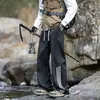 Pantalones casuales de marca de moda nuevos para primavera y verano, para camping en la montaña, al aire libre, se pueden abrir