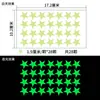 Adesivos de Azulejo Fluorescentes de Estrelas e Lua Luminosos de Alto Brilho para Quarto de Criança, Dormitório, Decoração de Teto de Quarto
