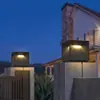 2026 Lámpara de Poste de Puerta Simple Nueva Cabezal de Lámpara Solar para Postes de Puerta para Patio de Villa Lados de la Puerta Accesorios de Iluminación Decorativos para Patio