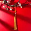 Guanshan Yue Novo 12CM Franja de Contas de Vidro Roupa Infantil Saia de Rosto de Cavalo Hanfu Espinho Cheongsam Acessórios Aba de Pressão