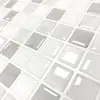 Venda Direta da Fábrica Mosaico Estéreo de Cristal 3D Cola Autoadesiva Adesivos de Parede Cozinha Banheiro Fundo de TV Impermeável Óleo