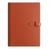 Nuevo Modelo 2026 Cuaderno A5 de Hojas Sueltas con Logo Personalizado Estampado en Oro, Engrosado para Uso Empresarial y de Oficina, Estilo Retro Simple con Alto Valor Estético