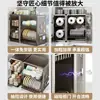 Estante escurridor para gabinete de cocina, multifuncional para el hogar, a prueba de polvo, para encimera, para tazones, palillos, platos, caja de cubiertos, estante de almacenamiento de platos