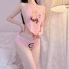 Lencería sexy bidimensional para mujer, faja vientre caliente sexy, tema cómic, juego de rol, entrenamiento de esclava femenina, traje de pasión