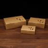 Ensalada Para Llevar Caja de Almuerzo Desechable de Papel Papel Kraft a Prueba de Aceite Caja de Embalaje para Alimentos de Pollo Frito Caja de Almuerzo Plegable de Papel Kraft