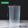 Vaso de Plástico Personalizado de Fábrica con Escala, Taza Medidora de Laboratorio con Pico, Vaso Escalonado para Líquidos Grueso Resistente al Calor