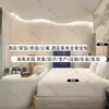 Hotel Intercontinental Indigo Muebles Habitación Estándar Juego Completo Cabecero Cama Doble Sofá Habitación Modelo de Hotel Muebles Fijos Fábrica