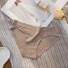 Ropa interior de seda de hielo sin costuras de cintura baja para mujer, calzoncillos transpirables y sexys para mujer, entrepierna de algodón para niña, estilo japonés, comercio exterior para mujer