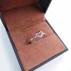 Hesheng desea venta caliente venta caliente anillo en forma de corazón aleación galvanizado simple joyería anillo para mujer europeo y americano