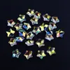Colgante de estrella de cinco puntas de un solo agujero de 14 mm con un solo agujero, cuentas sueltas de cristal Pujiang, accesorios navideños, cuentas sueltas al por mayor