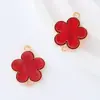 Europa y Estados Unidos populares accesorios de flor de acrílico diy doble colgante accesorios de acrílico accesorios accesorios venta directa de fábrica