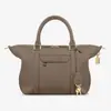 Bolso Tote de Cuero Genuino de Gran Capacidad Pura Piel de Vaca, Hecho a Medida, Moderno, de Gama Alta, Sencillo, Piel Suave, de un Solo Hombro, Práctico para el Trabajo, Lujo Ligero