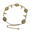 Corrente de Cintura de Metal para Mulheres, Decoração Versátil para Ternos, Vestidos e Jeans, Cinto de Corrente com um Toque de Luxo de Nicho