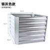Cajas de Flores Galvanizadas Multiespecificación para Balcones de Patio, Jardineras Rectangulares, Cajas de Plantación de Vegetales para Valla Exterior, Cajas de Flores Estilo Pastoral