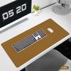 Caderno de Cor Sólida, Teclado Simples, Mouse Pad de Couro, Tapete de Mesa Extra Grande, Mesa de Escritório para Computador de Mesa e Escrita