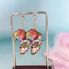 Pendientes de Mapa Africano Estilo Retro Impresión de Empalme Nicho Creativo Celebración Festividad Transfronterizo Más Vendidos Pendientes para Mujer
