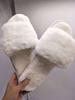 2020 Chinelos de Pelúcia Coelho Imitação Interior Tamanho Grande Faça Você Mesmo Sapatos de Algodão Inverno Casa Sola de Borracha Chão Feminino Em Estoque