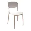 Silla de Plástico para Uso Doméstico, Silla Nordica Engrosada para Comedor con Respaldo, Silla de Negocios para Mesa de Comedor, Taburete Moderno Sencillo Sin