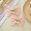 Estilo Coreano Malla Lazo Semi-terminado Lindo Creativo DIY Accesorios Dulce Princesa Accesorios para Cabeza Ropa