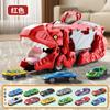 Dinosaurio Deformado Tragándose Coche Almacenamiento Riel de Aleación Coche Juguete de Dinosaurio para Niños Traje de Niño Amazon Transfronterizo