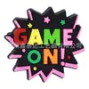 Diapositivas para zapatos de mando de videojuego de dibujos animados, hebillas para zapatos, accesorios DIY, parches de goma blanda de PVC, decoraciones para consolas de videojuegos y fundas de teléfono