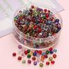 4mm Doméstico Alta Qualidade Irrigação por Gotejamento Prata Pintada Vidro Contas de Arroz Feito à Mão DIY Pulseira Pulseira Colar Acessórios de Contas