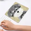 Alfombrilla de ratón de perro lindo tamaño pequeño Alfombrilla para mesa de computadora Alfombrilla de juego Borde antideslizante Bloqueo de borde Engrosada Alfombrilla de mesa para cibercafé E-sports